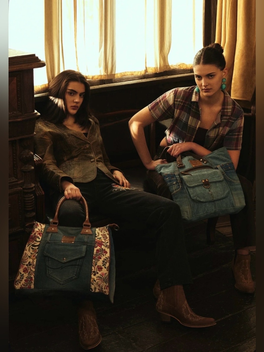 MYRA Crimson Glade Tote Bag